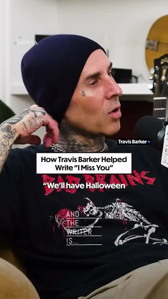 Travis Barker in Inside “I Miss You”